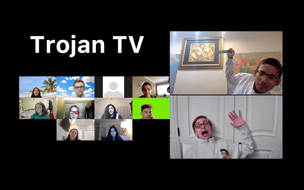 TrojanTV broadcast collage